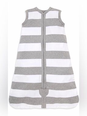 Burt's Bees 100% Organic Cotton Infant Wearable Blanket - Rugby Stripe Heather G